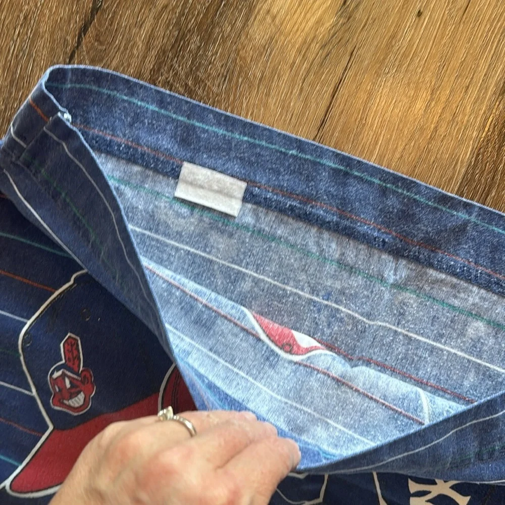 1 Vintage Baseball MLB‎ Pillow Case Team Hats Logos - Picture 3 of 5